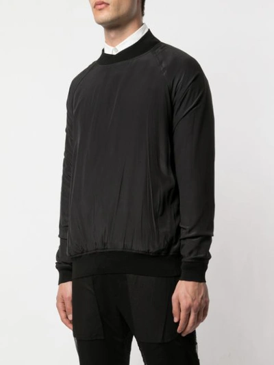 Shop Haider Ackermann High Neck Sweatshirt In Black