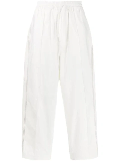 Shop Y-3 Luxe Track Trousers In White