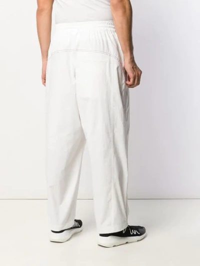 Shop Y-3 Luxe Track Trousers In White