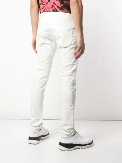 Shop John Elliott Slim-fit Jeans In White