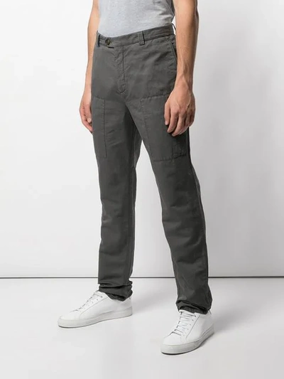 Shop Brunello Cucinelli Hose Mit Geradem Bein - Grau In Grey