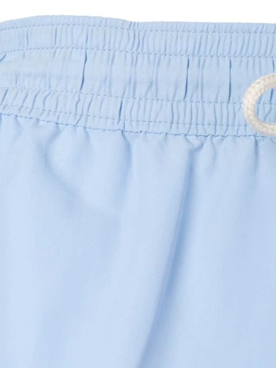 Shop Polo Ralph Lauren Elasticated Waist Swim Shorts In Blue