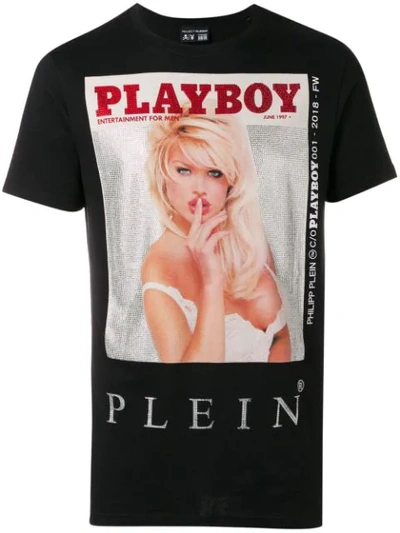 Philipp Plein Playboy Printed T-shirt In Basic | ModeSens
