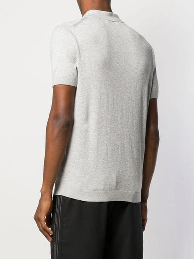 Shop Calvin Klein Polo Shirt In Grey