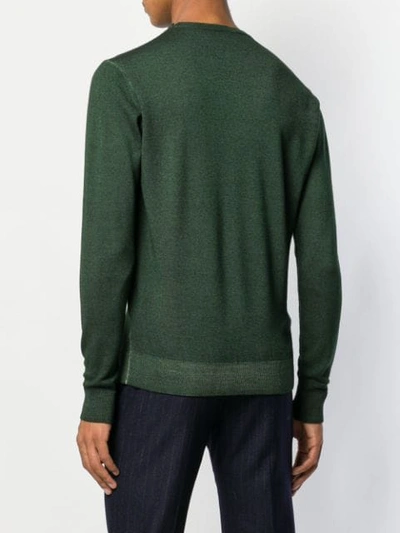 Shop Entre Amis Round Neck Sweater In Green