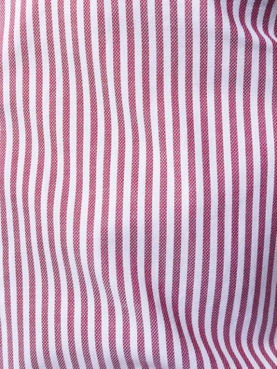 ALESSANDRO GHERARDI 条纹衬衫 - 红色
