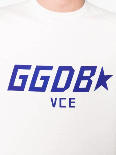 Shop Golden Goose Deluxe Brand Logo T-shirt - White