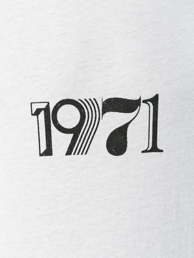 Shop Saint Laurent 1971 T-shirt In White