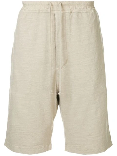 Shop Rick Owens Drkshdw Drop Crotch Shorts In Neutrals