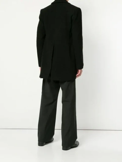 Shop Strateas Carlucci Meta Mid Coat In Black