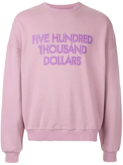 Shop Yoshiokubo Pink Graphic Sweater