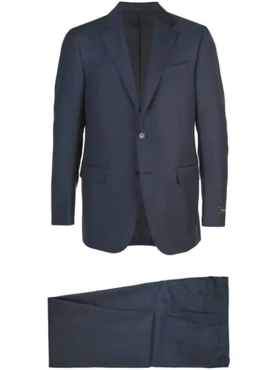 ERMENEGILDO ZEGNA TWO PIECE SUIT - 蓝色