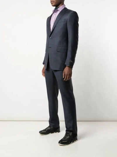 Shop Ermenegildo Zegna Two Piece Suit In Blue