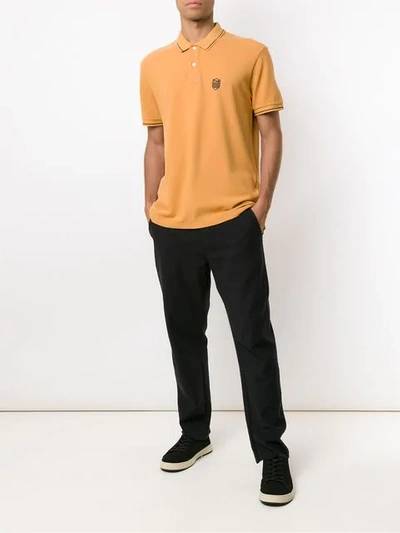 Shop Osklen Polo Shirt In Yellow