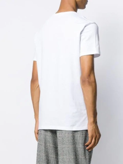 Shop Alexander Mcqueen Patch Details T-shirt In White