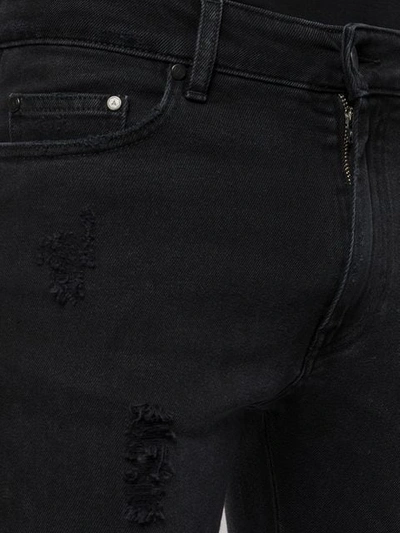 Shop Alchemist Jagger Ripped Knee Jeans In Black