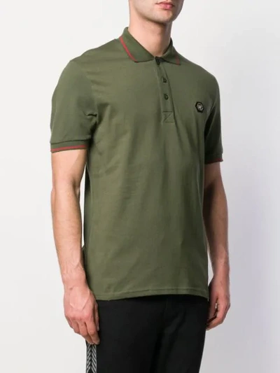 Shop Philipp Plein Original Polo Shirt In Green