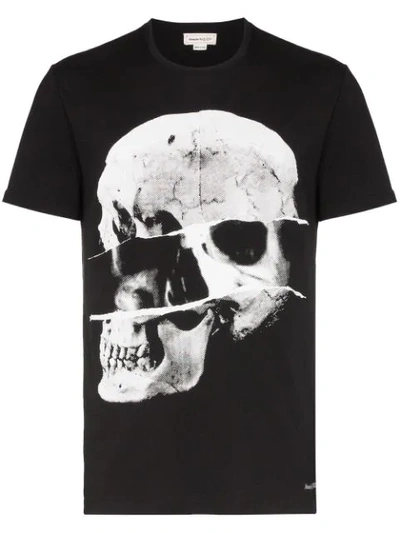 ALEXANDER MCQUEEN SKULL PRINTED T-SHIRT - 黑色