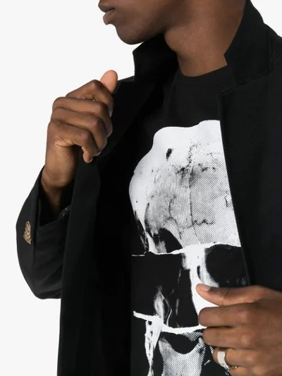 Shop Alexander Mcqueen Skull Print T-shirt In Black