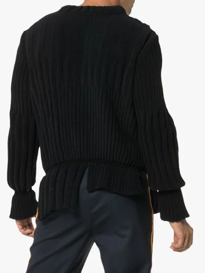 Shop Helen Lawrence Chunky Chenille Jumper In Black