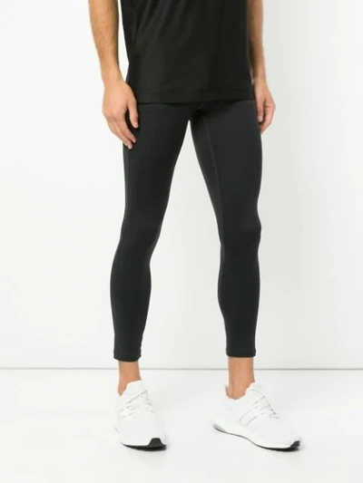 Shop The Upside Fitted Cropped Leggings - Black