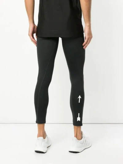Shop The Upside Fitted Cropped Leggings - Black