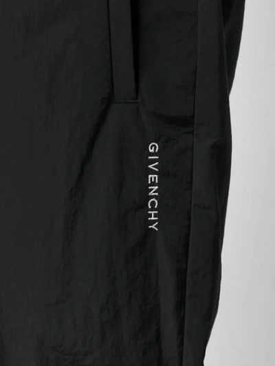 GIVENCHY LOGO运动裤 - 黑色