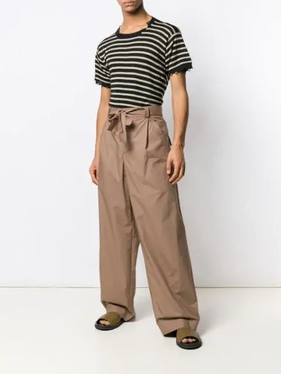 Shop Maison Flaneur Wide In Brown