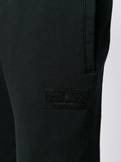 Shop Marcelo Burlon County Of Milan Drawstring Waist Trousers In Black