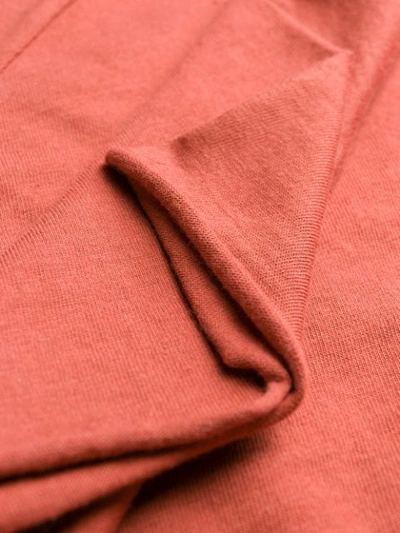 Shop Rick Owens Round Neck T-shirt In 13 Burnt Pink