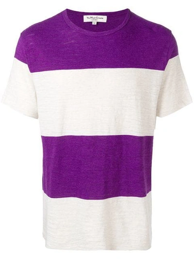 Shop Ymc You Must Create Striped T In Purple