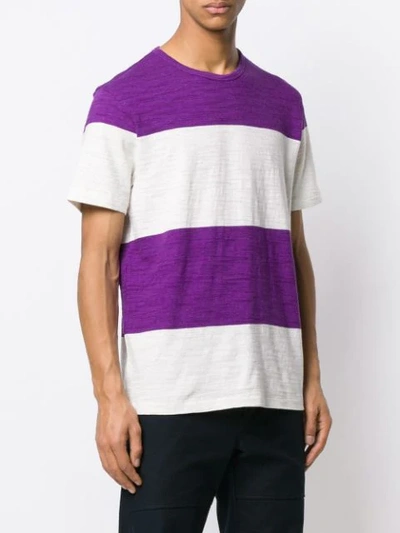 Shop Ymc You Must Create Striped T In Purple