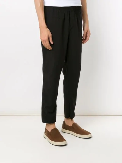 Shop Osklen Straight Fit Trousers In Black