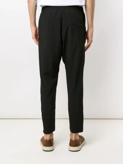 Shop Osklen Straight Fit Trousers In Black