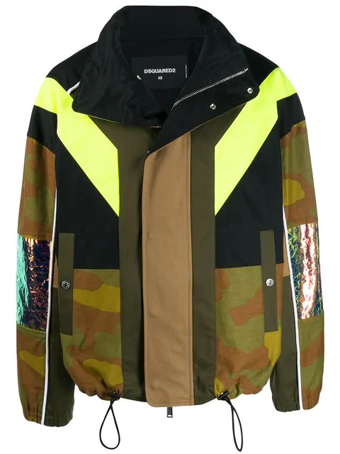 dsquared2 jacket green