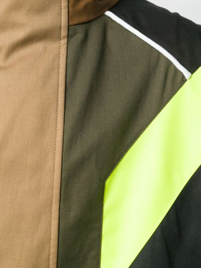 Shop Dsquared2 Sport Details Bomber Jacket In Green