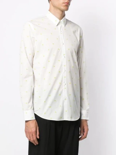 Shop Fendi Bag Bugs Shirt In White