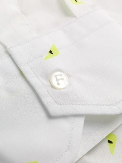 Shop Fendi Bag Bugs Shirt In White