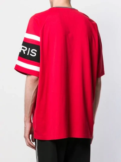 Shop Givenchy 4g Logo Oversized T-shirt In Red