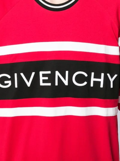 Shop Givenchy 4g Logo Oversized T-shirt In Red