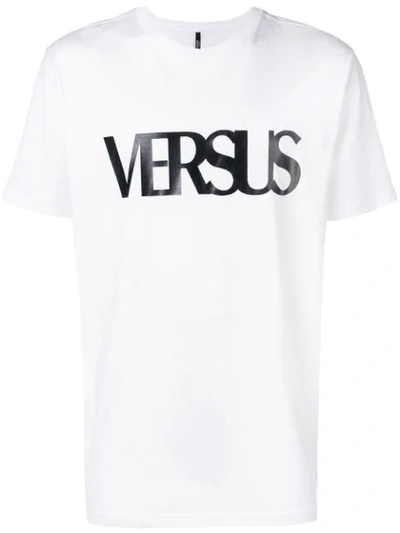 Shop Versus Logo Printed T-shirt In White
