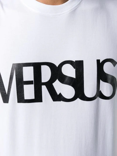 Shop Versus Logo Printed T-shirt In White