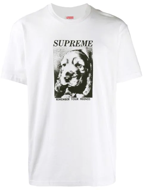 supreme print t shirt