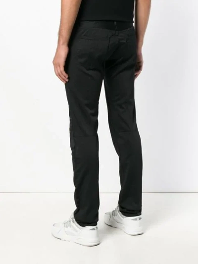 Shop Comme Des Garçons Homme Deux Straight Leg Trousers In Black