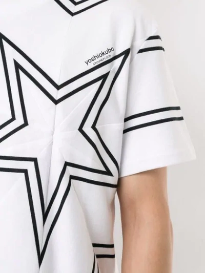 Shop Yoshiokubo Star Print T-shirt In White