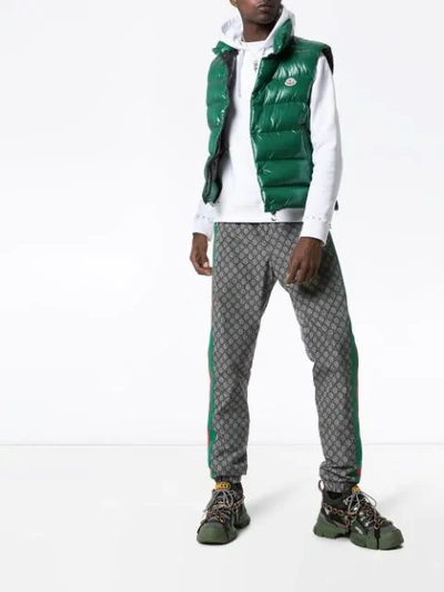 Shop Moncler Tib Padded Gilet In Green