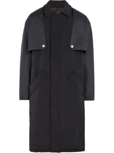 Shop Mackintosh 0003 Black Padded 0003 Trench Coat