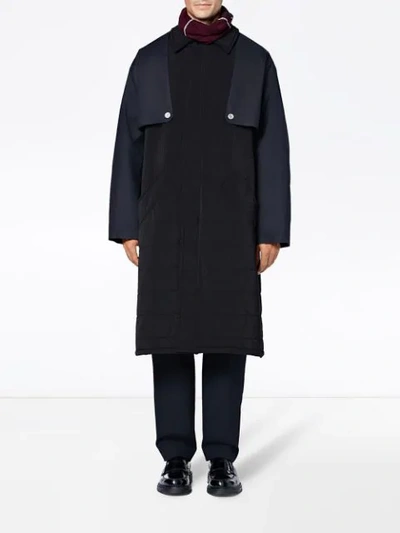 Shop Mackintosh 0003 Black Padded 0003 Trench Coat