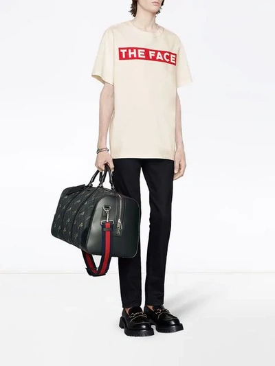Shop Gucci Oversize T-shirt With "the Face" In White