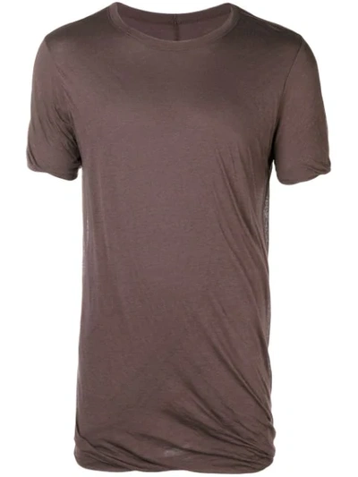 Shop Rick Owens Level T-shirt - Brown